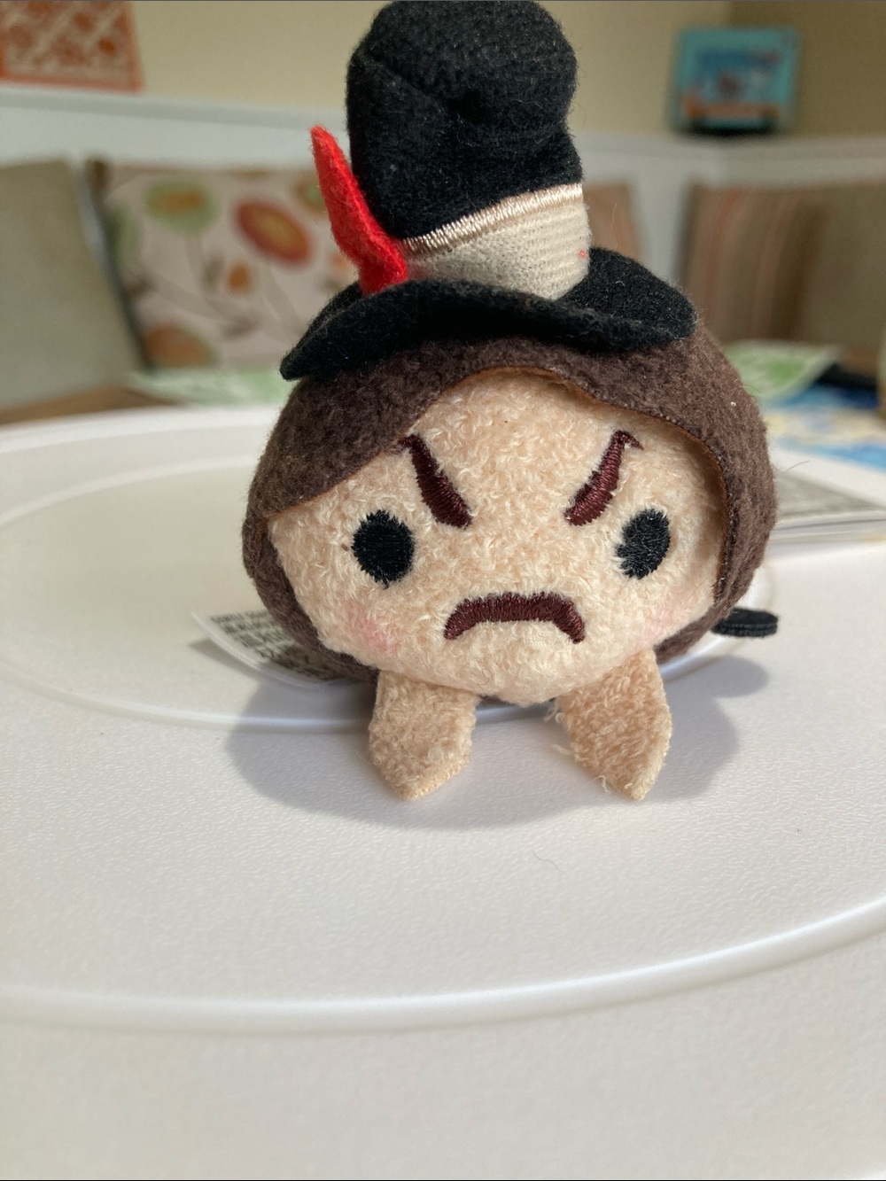 Disney Brown Top Hat Tsum Tsum Plush - Beige, Brown, Black, Red